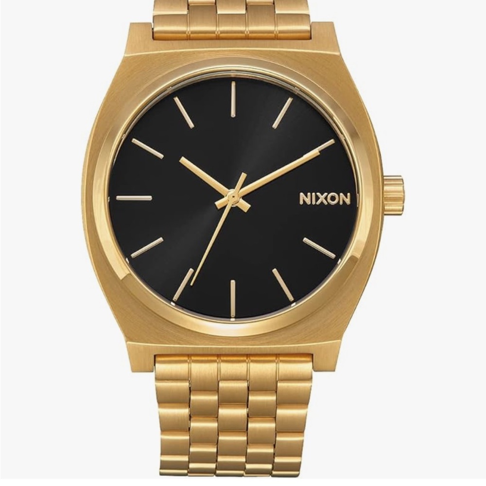 Nixon Gold and Black Men's Watch